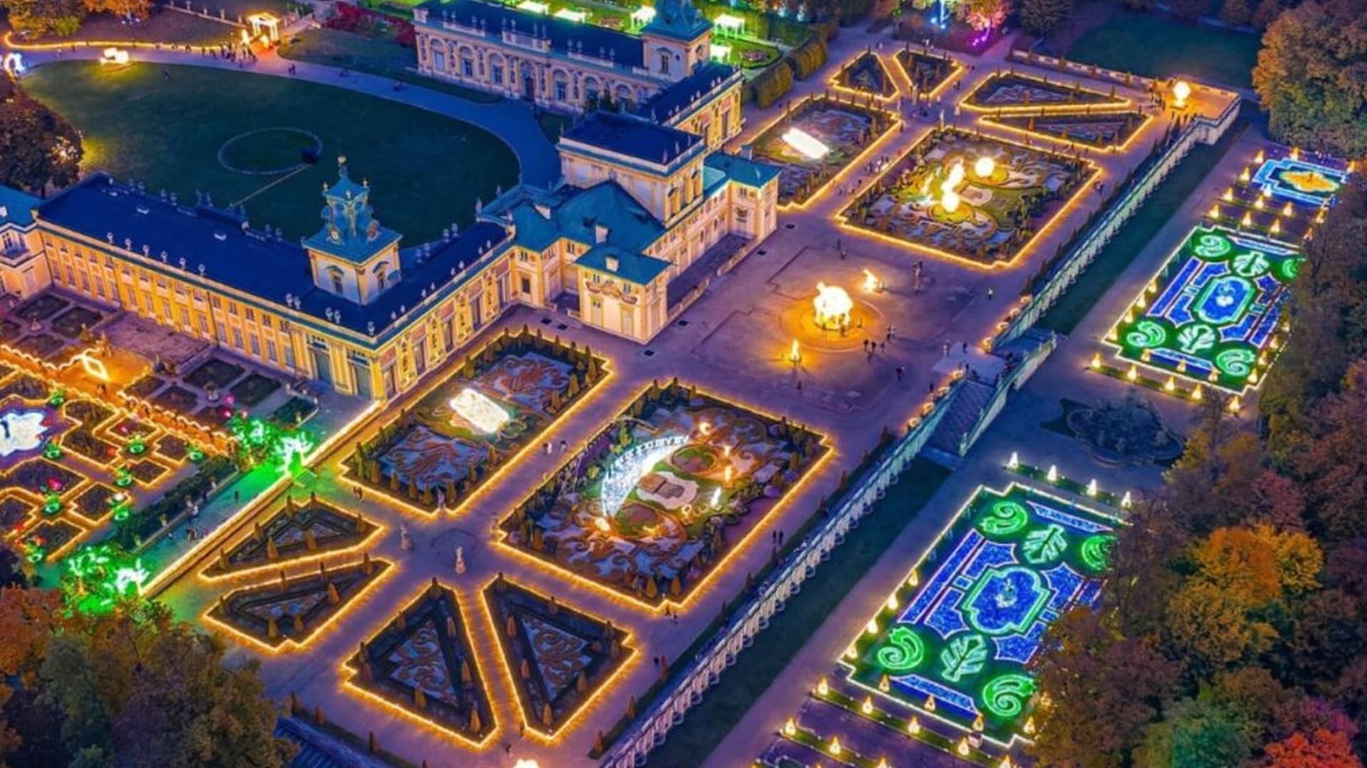 Ogrody światła w Warszawie