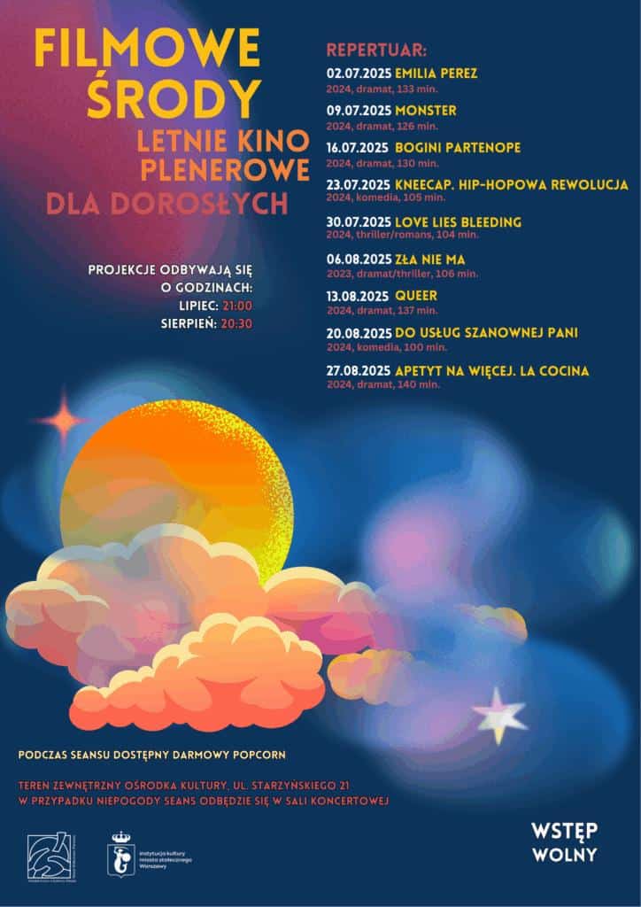 Film Wednesdays - Summer Open Air Cinema for Adults