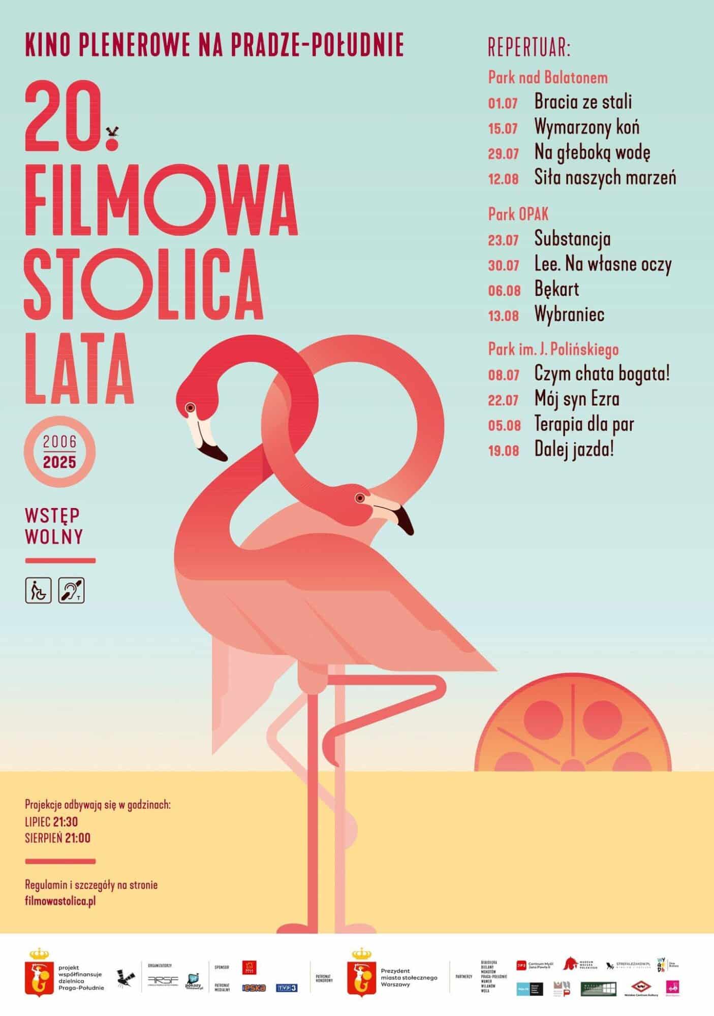 Open-air cinema in Poliński Park / Film Capital of the Summer