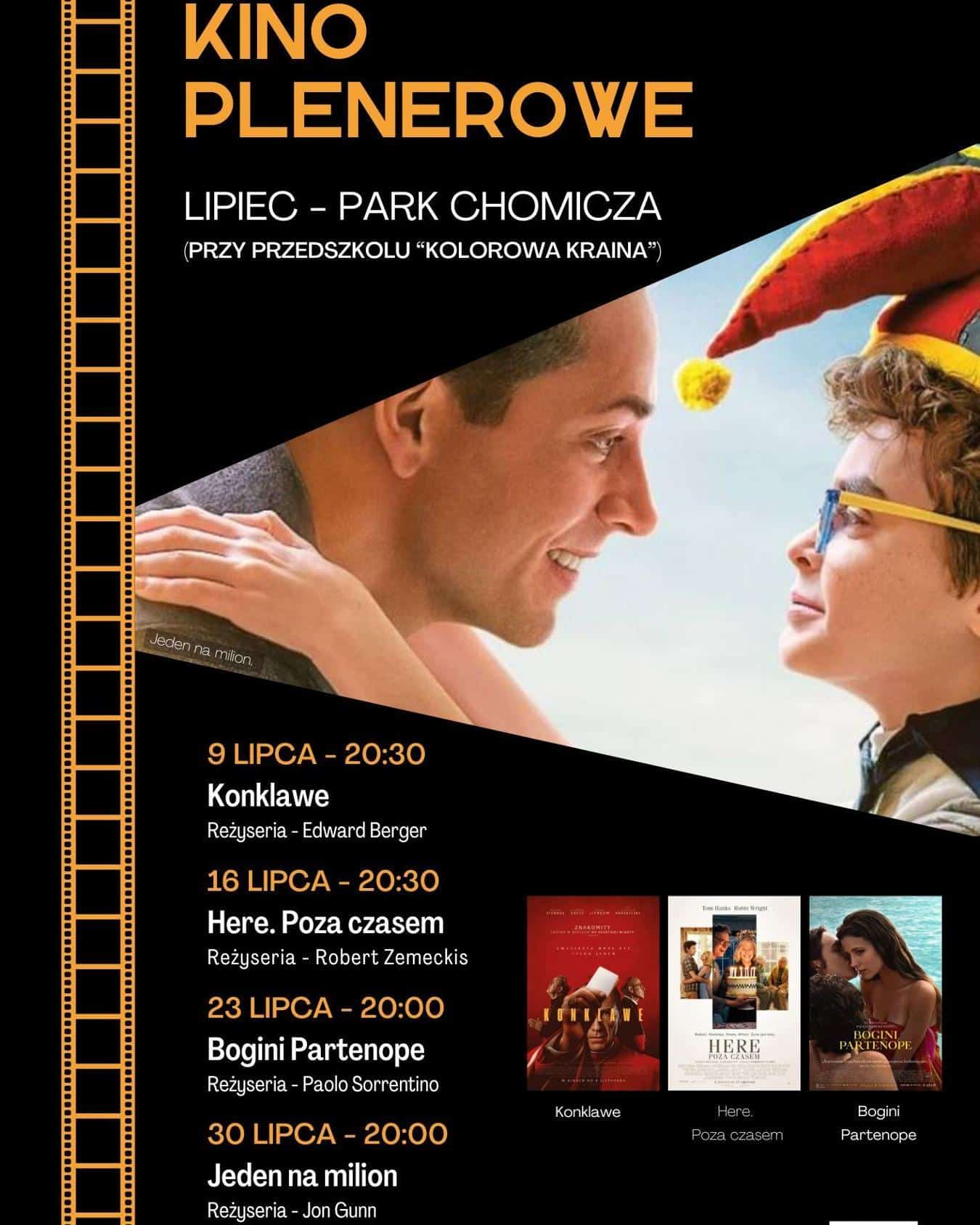 Open-air cinema in Chomiczówka