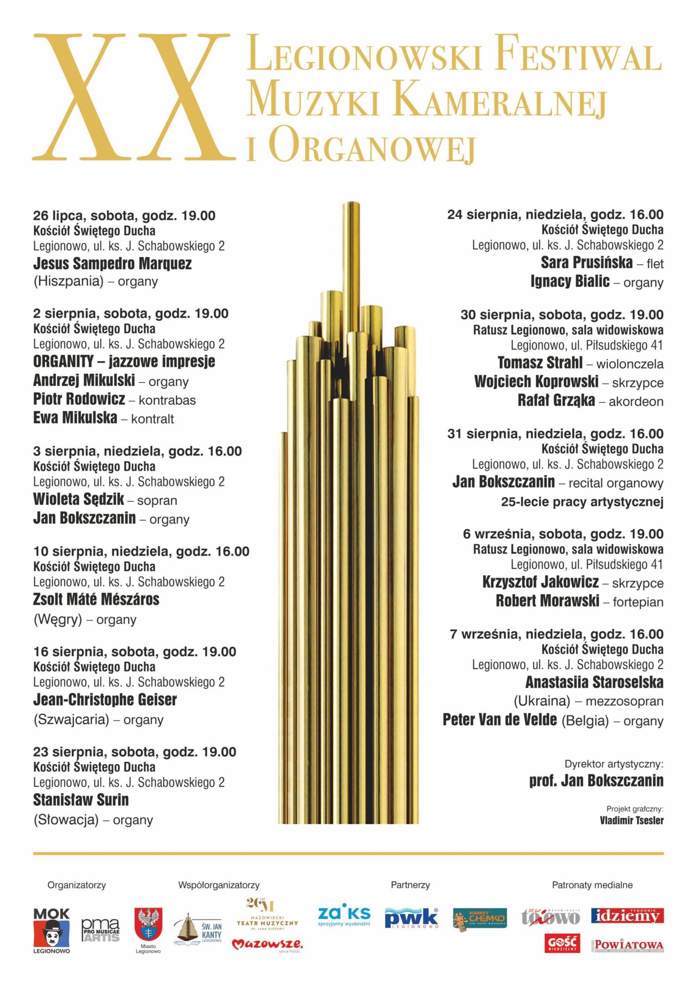 XX Legionowski Festiwal Muzyki Kameralnej i Organowej 2025