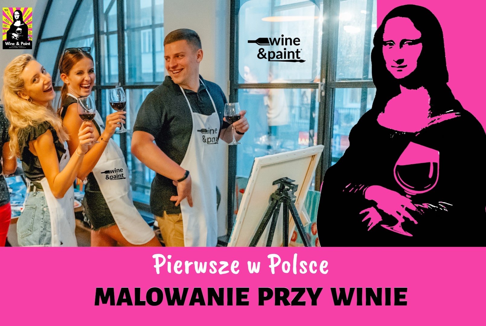 Malowanie przy Winie w Hali Koszyki