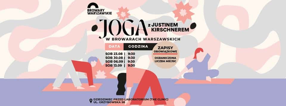 Joga z Justinem Kirschnerem na trawie